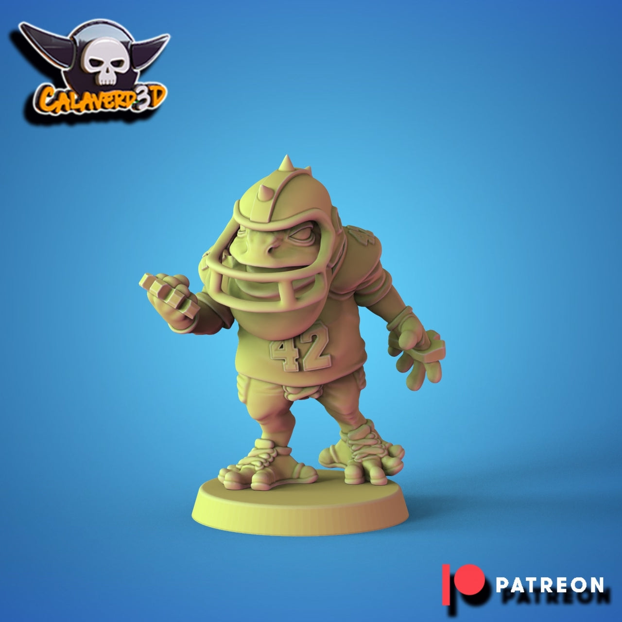 NFFL Slann Team Fantasy football Calaverd3D