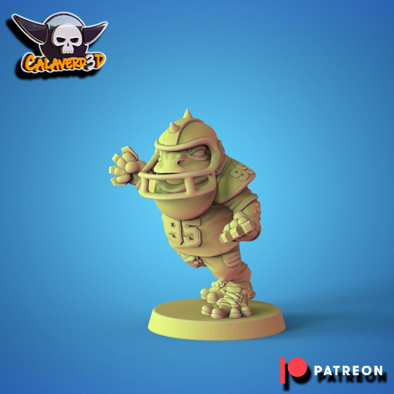 NFFL Slann Team Fantasy football Calaverd3D