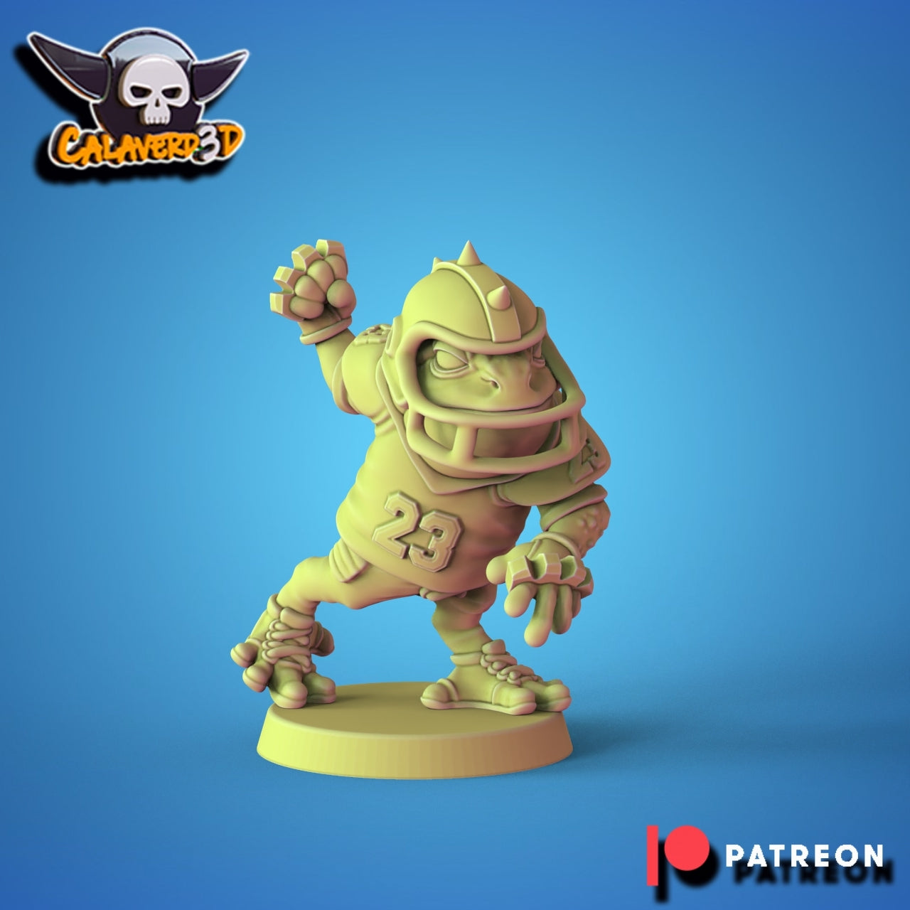 NFFL Slann Team Fantasy football Calaverd3D