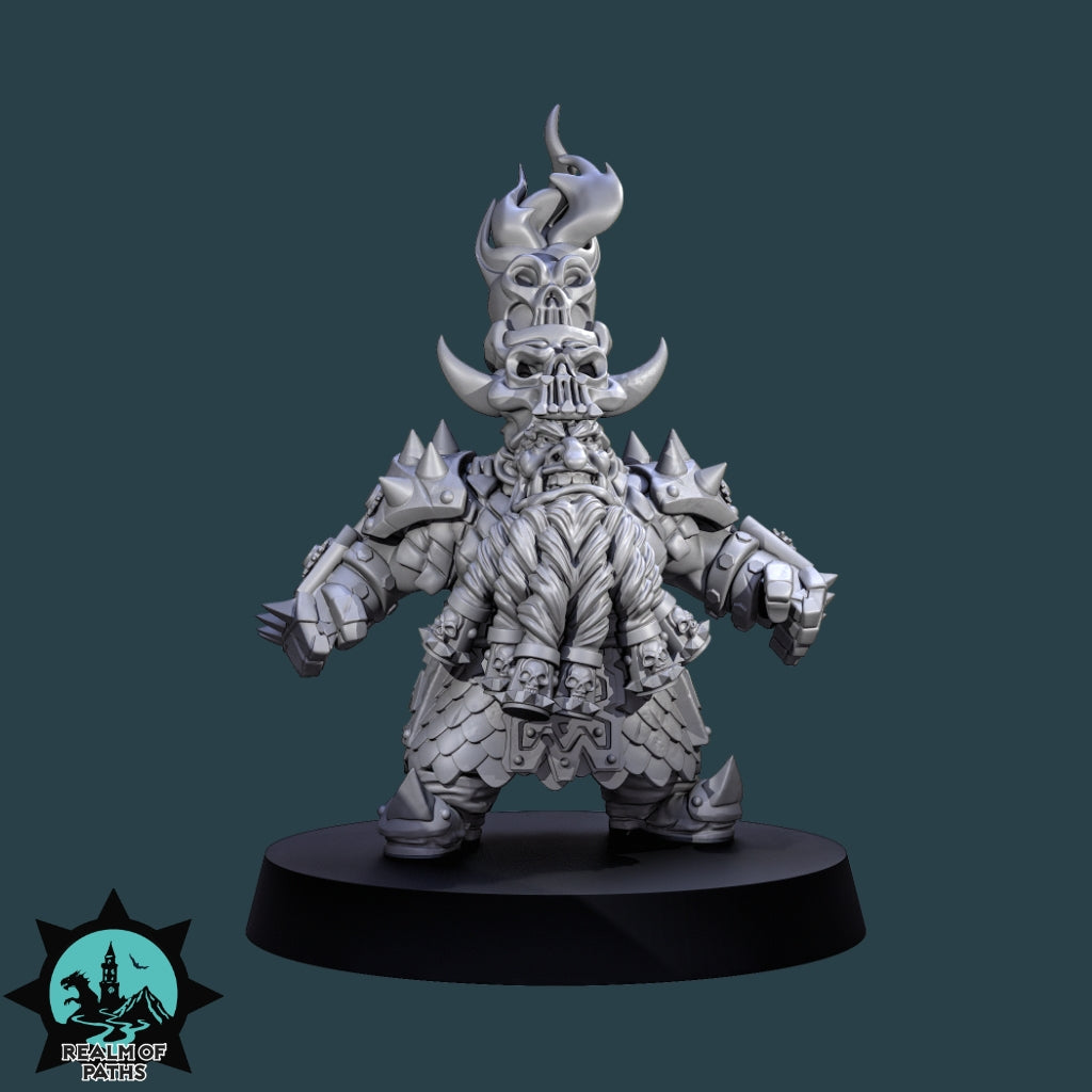The Fire Mechanics Chaos Dwarf Team Fantasy Football Bowl Realm of paths