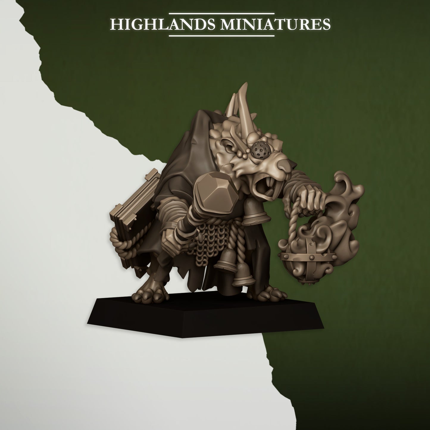 Sewer Vermin Ratmen Army Catapult Bundle – Skaven Miniatures for Tabletop Wargames | Warhammer The Old World & More | Highland Miniatures