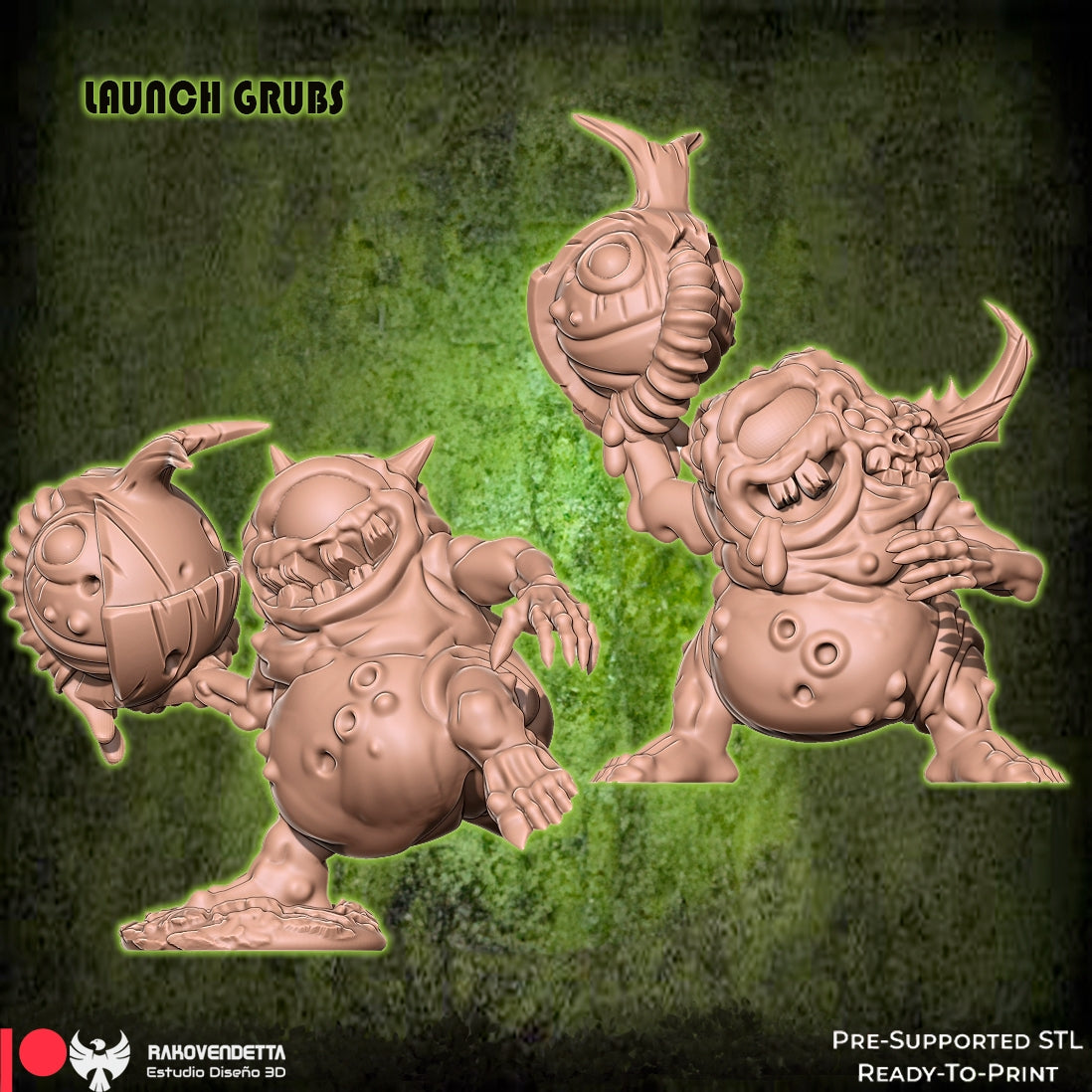 Little Putrids Snotlings Team Blood Bowl Fantasy Football Team 18 High Quality Miniatures Rakovendetta