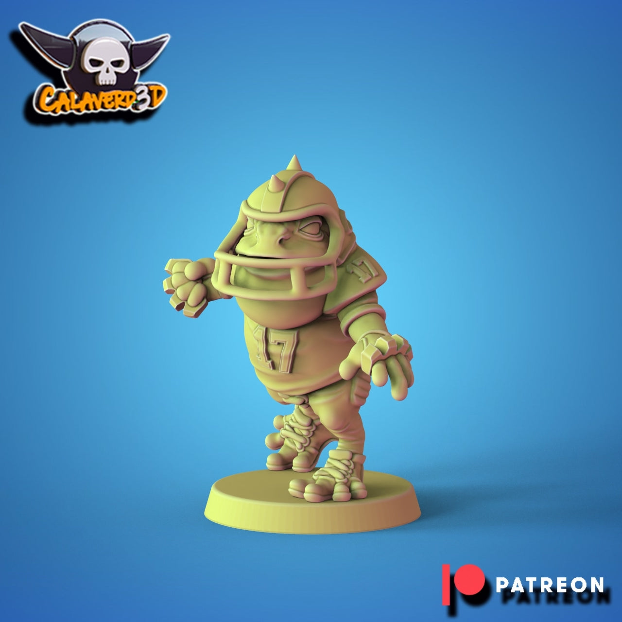 NFFL Slann Team Fantasy football Calaverd3D