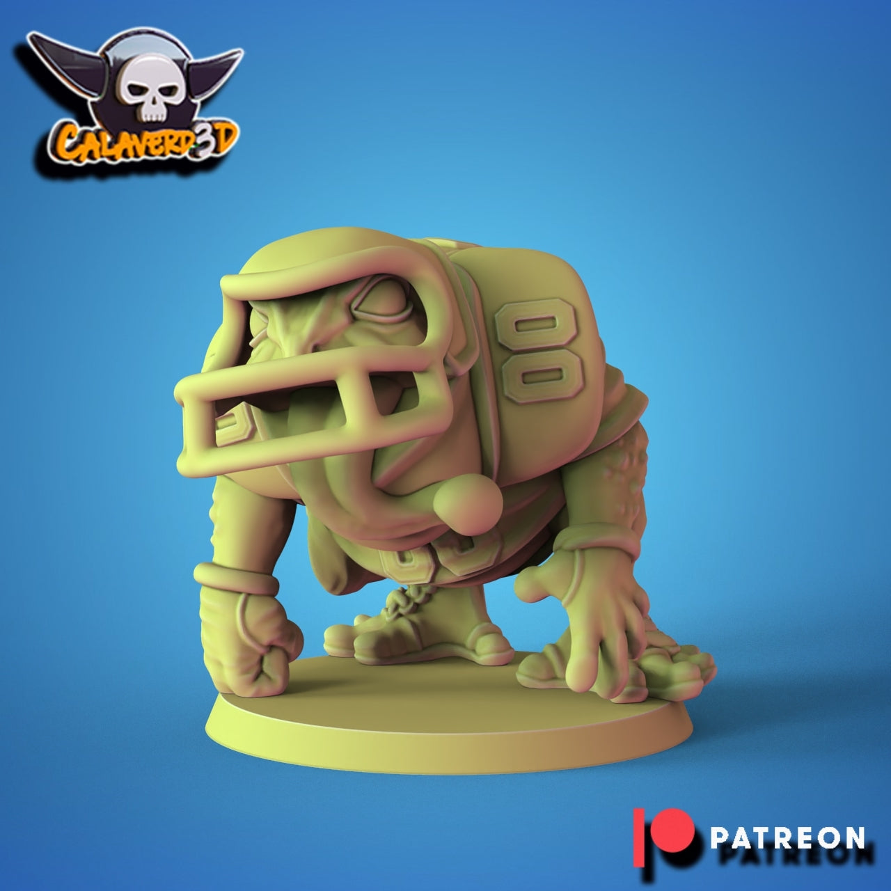 NFFL Slann Team Fantasy football Calaverd3D