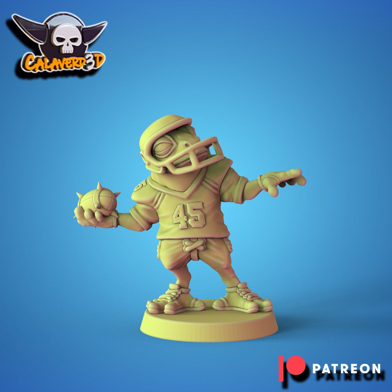 NFFL Slann Team Fantasy football Calaverd3D