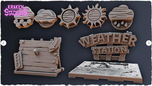 Weather Station Krakren 3D studios Kraken Stadium