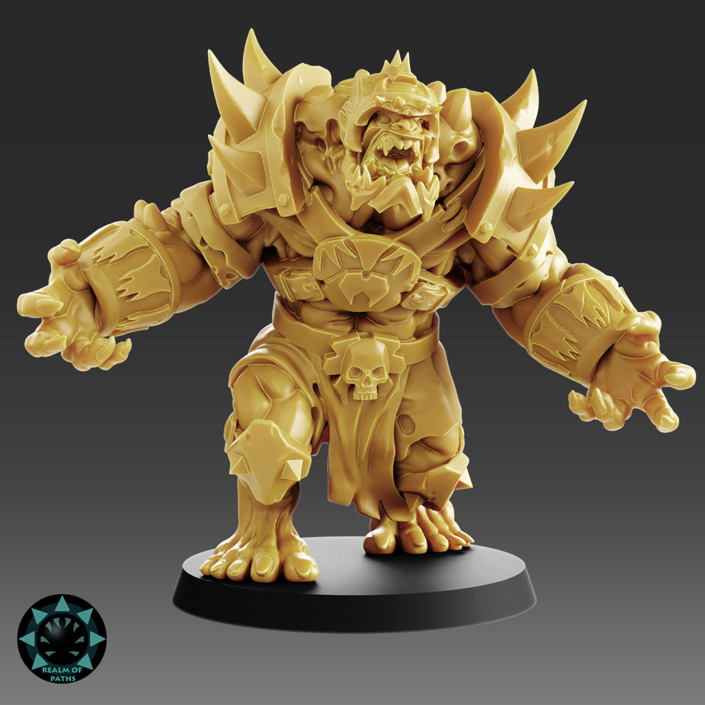 Demon Warrior Bloodbath Bloodbound Team Fantasy Football Miniature Tabletop Game Realm of paths