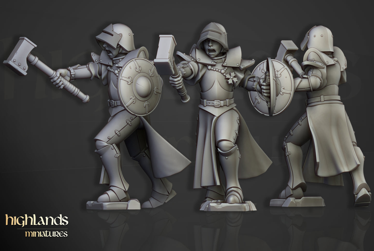 Sisters of Saint Helena – Mordheim Warband Miniatures by Highlands Miniatures | Modular 3D Printed for Fantasy & Grimdark Skirmish Games