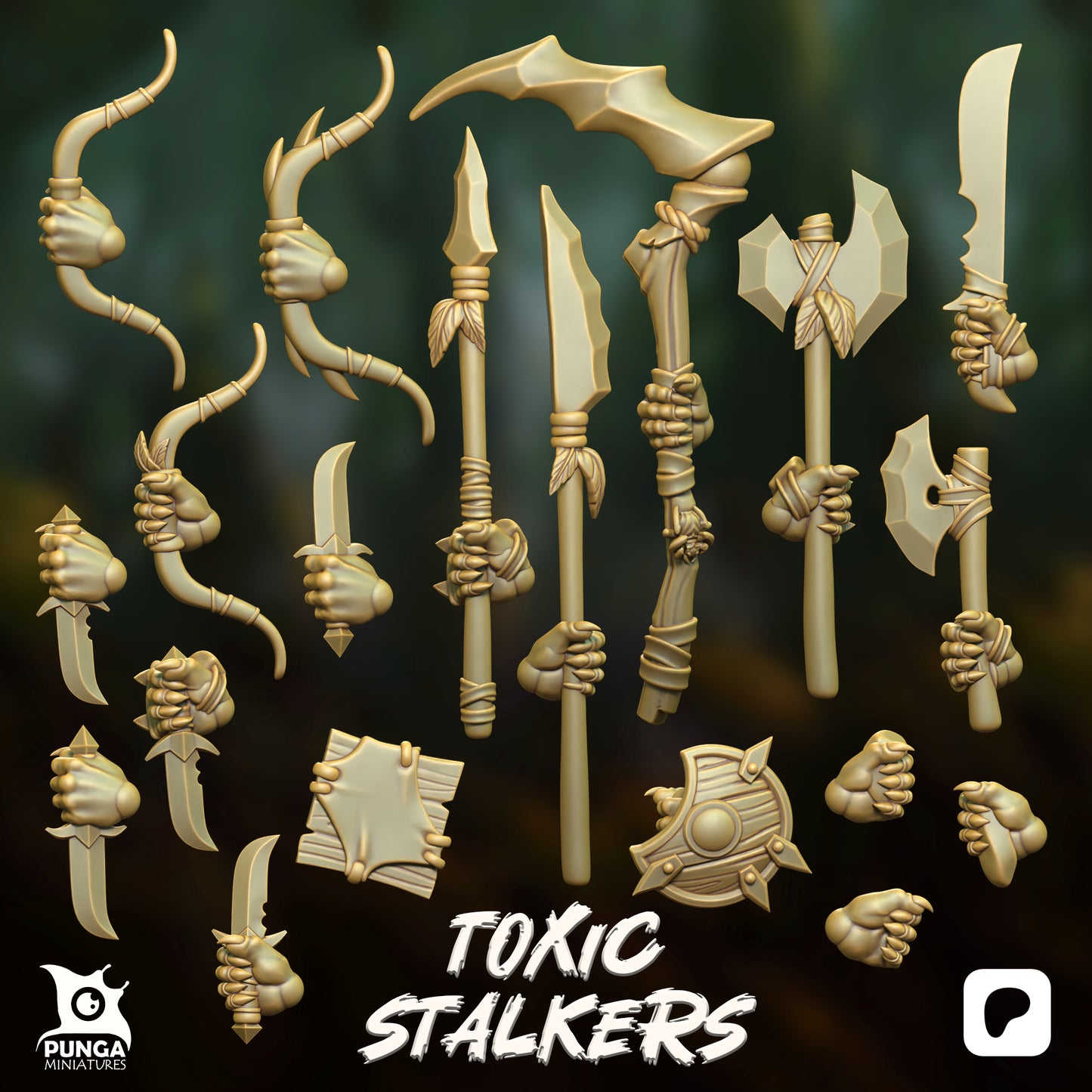 Toxic Stalkers Goblin warband Punga Miniatures