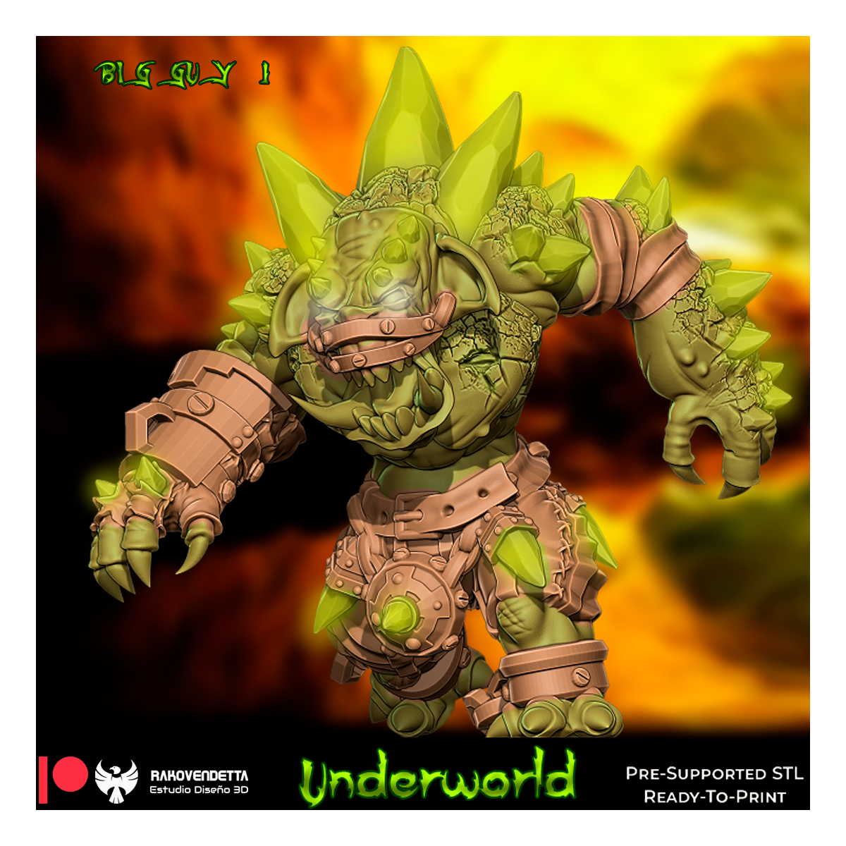 Underworld Team Blood Fantasy Football Bowl 20 high Quality Miniatures Rakovendetta