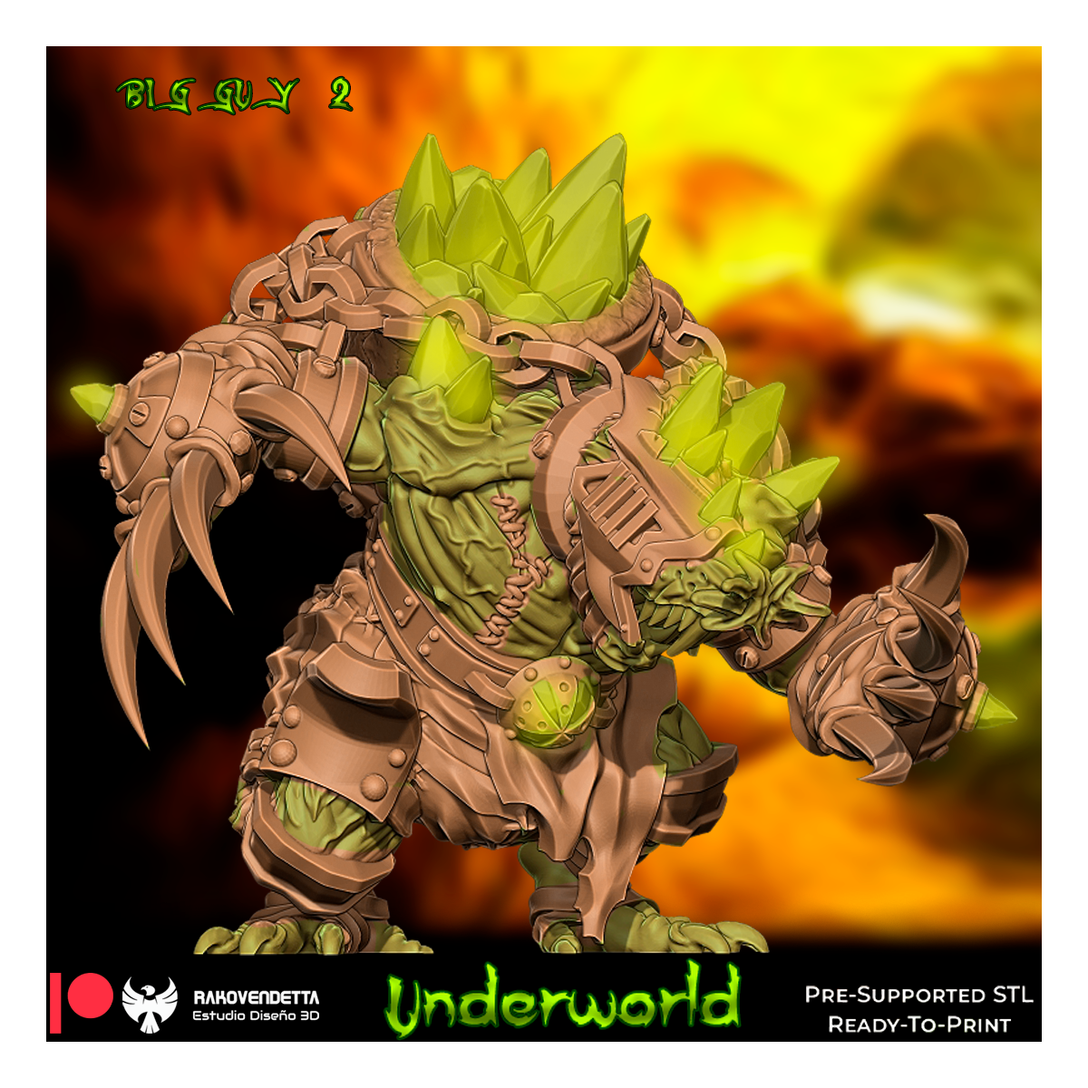 Underworld Team Blood Fantasy Football Bowl 20 high Quality Miniatures Rakovendetta