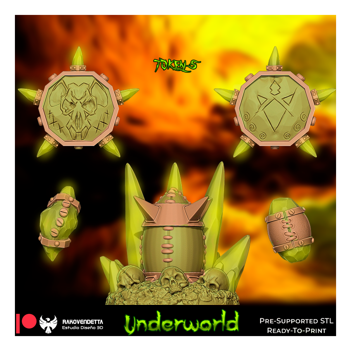 Underworld Team Blood Fantasy Football Bowl 20 high Quality Miniatures Rakovendetta