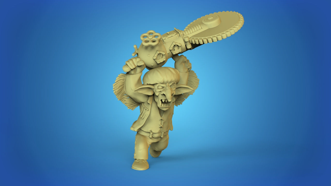 Wild West Goblins – 16 High-Quality 3D Print Miniatures | Blood Fantasy Football Bowl | Calaverd3D
