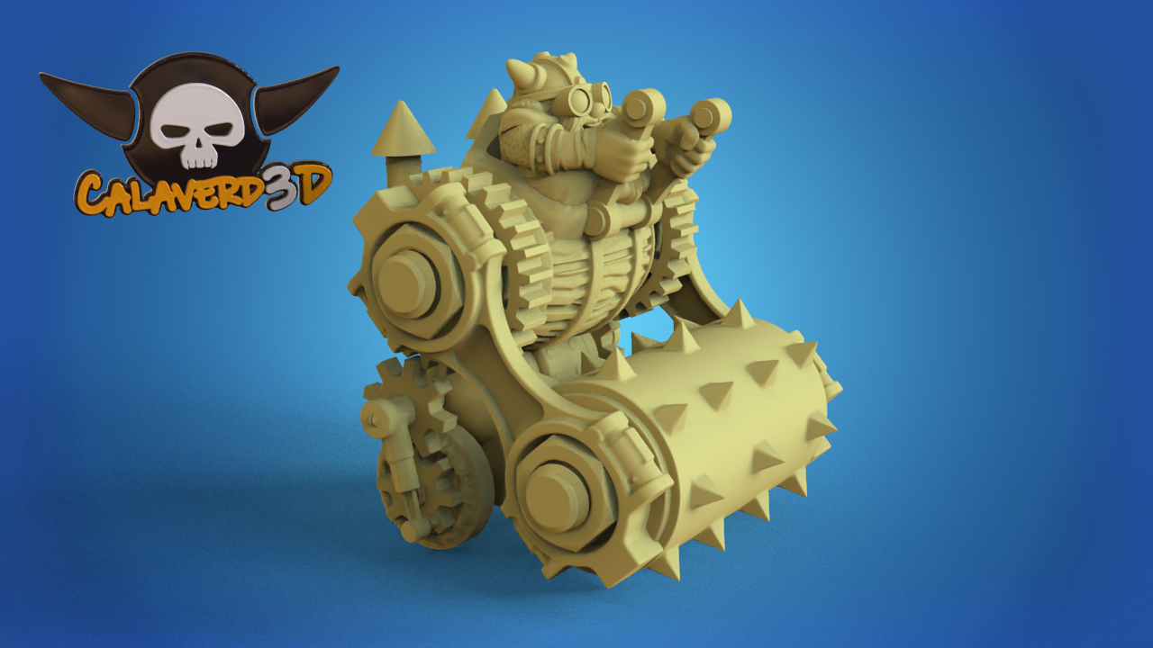 Big Head Dwarf Team Fantasy Football Calaverd3D