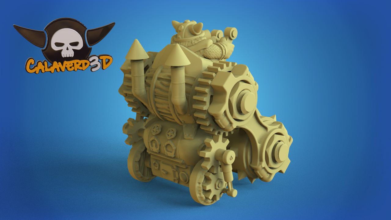 Big Head Dwarf Team Fantasy Football Calaverd3D