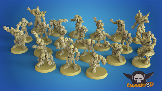 Graveyard Champion Team Undead Shambling Necromantic Fantasy Football Calaverd3D - TheMajorLab