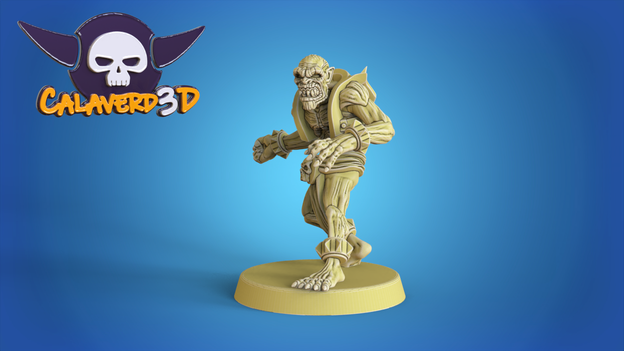 Graveyard Champion Team Undead Shambling Necromantic Fantasy Football Calaverd3D
