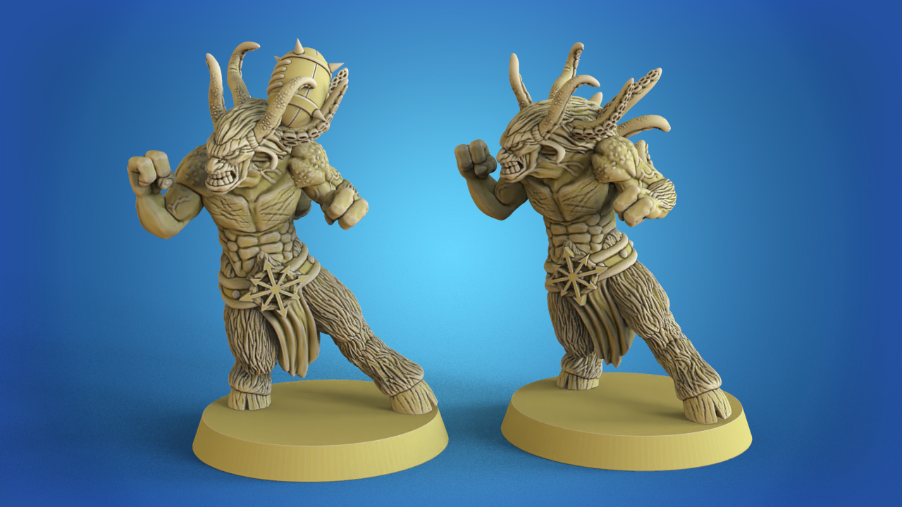 Servant of Chaos – 19 High-Quality 3D Print Chaos Chosen Miniatures | Blood Fantasy Football Bowl | Calaverd3D