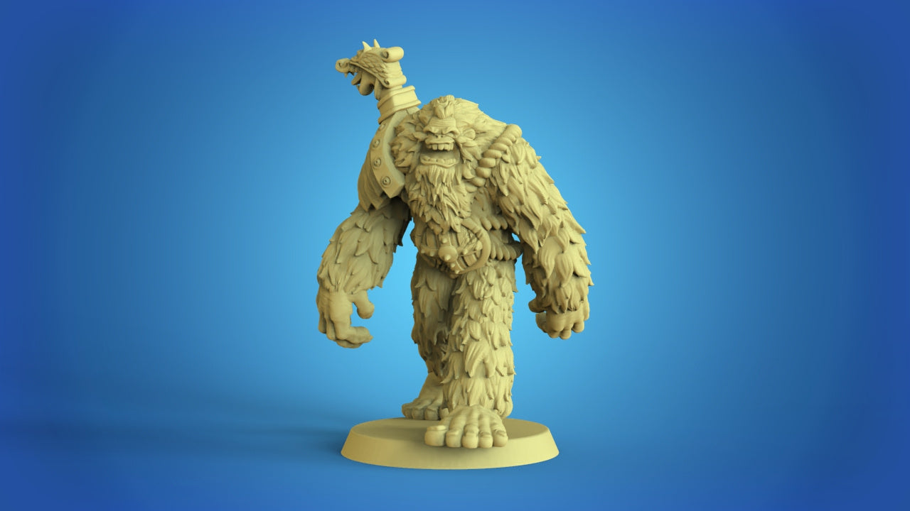 Abominable Snowman Fantasy Football Calaverd 3D