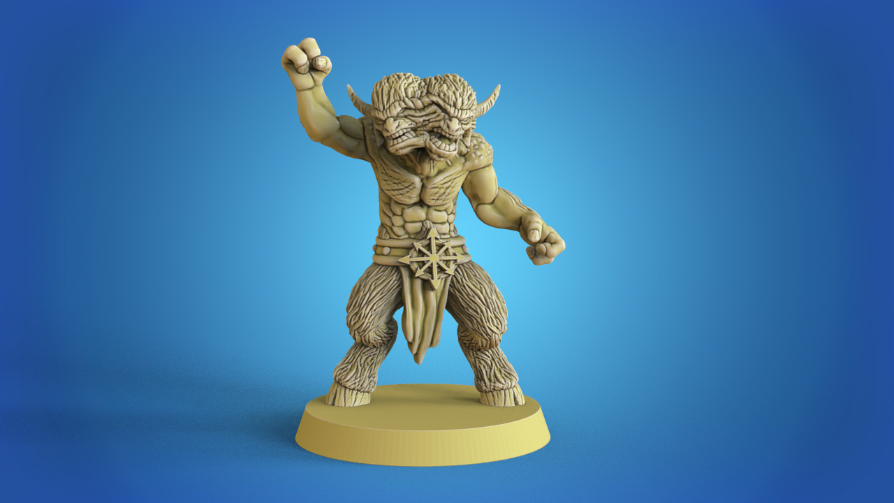 Servant of Chaos – 19 High-Quality 3D Print Chaos Chosen Miniatures | Blood Fantasy Football Bowl | Calaverd3D