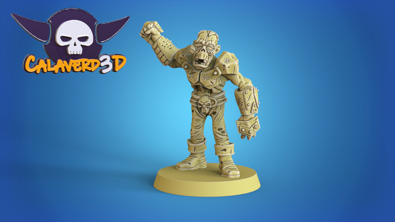 Graveyard Champion Team Undead Shambling Necromantic Fantasy Football Calaverd3D