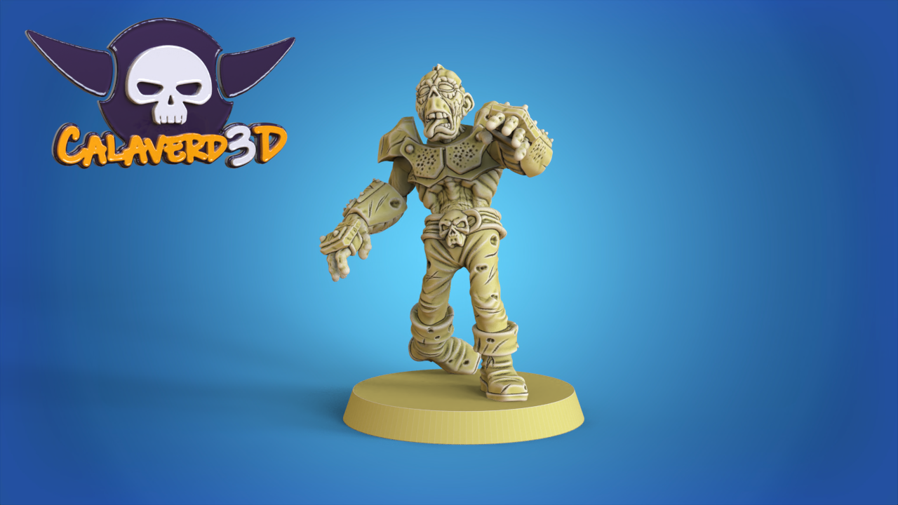 Graveyard Champion Team Undead Shambling Necromantic Fantasy Football Calaverd3D
