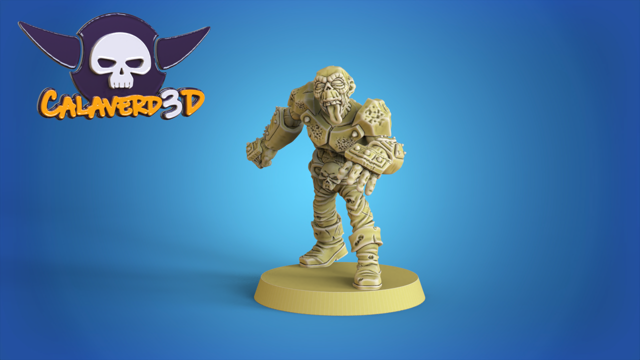 Graveyard Champion Team Undead Shambling Necromantic Fantasy Football Calaverd3D
