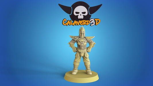 Dark Elves Team for Fantasy Football Miniature Tabletop Game Calaverd3D
