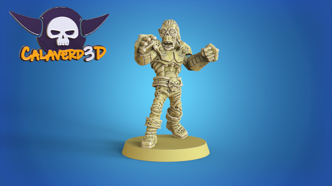 Graveyard Champion Team Undead Shambling Necromantic Fantasy Football Calaverd3D