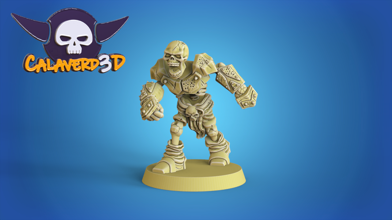 Graveyard Champion Team Undead Shambling Necromantic Fantasy Football Calaverd3D