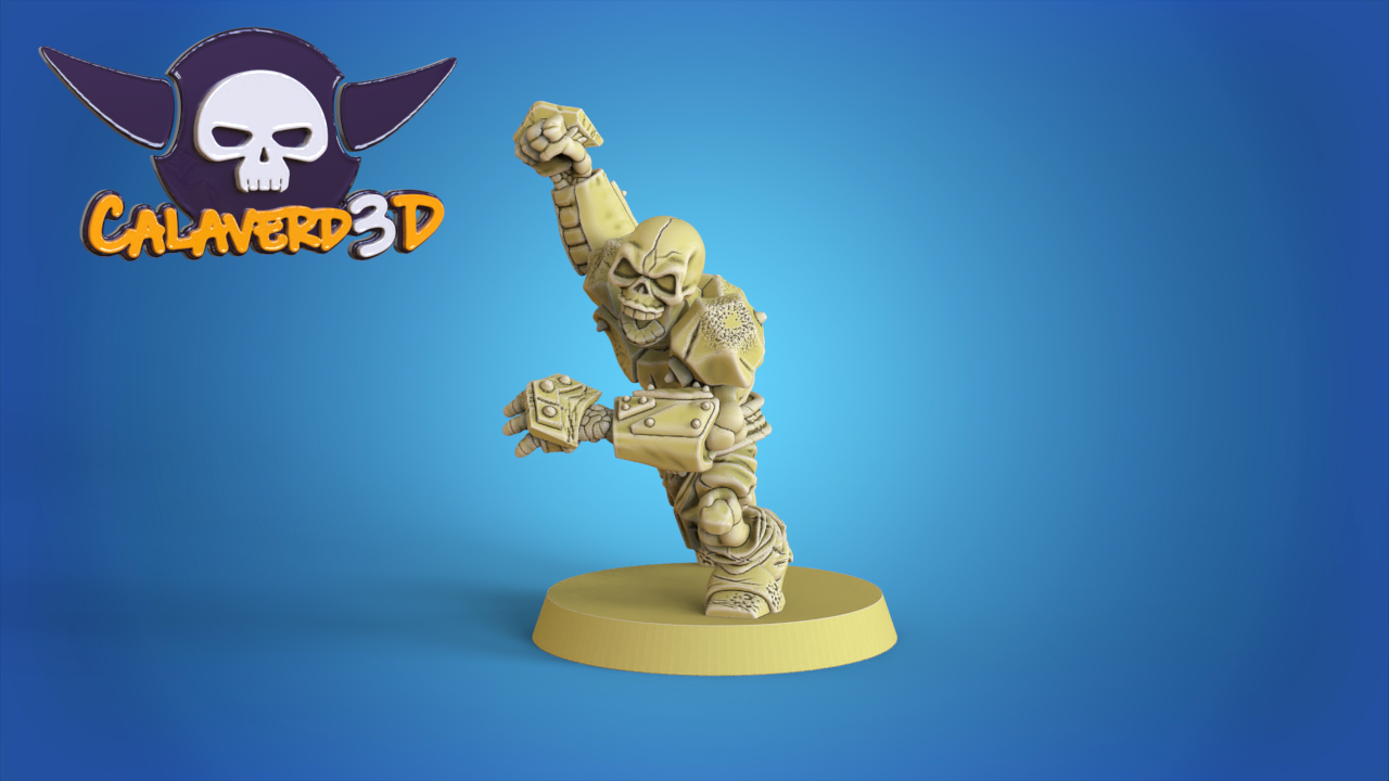 Graveyard Champion Team Undead Shambling Necromantic Fantasy Football Calaverd3D