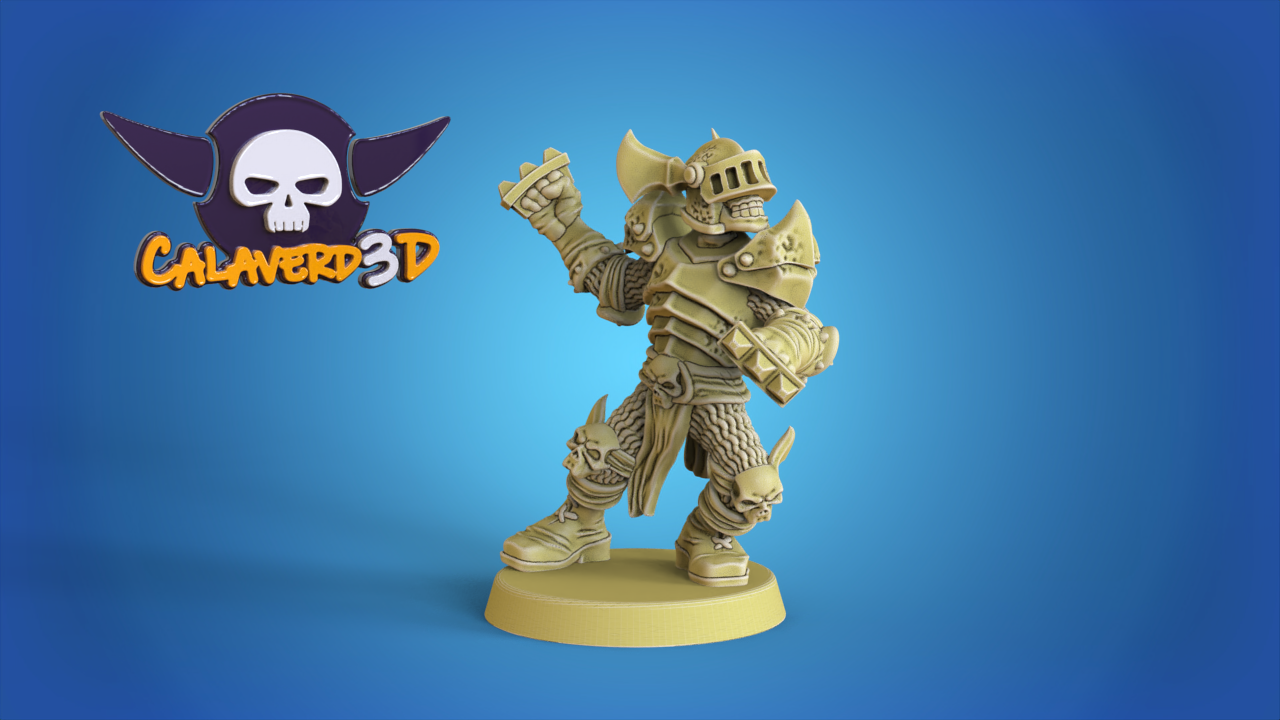 Graveyard Champion Team Undead Shambling Necromantic Fantasy Football Calaverd3D