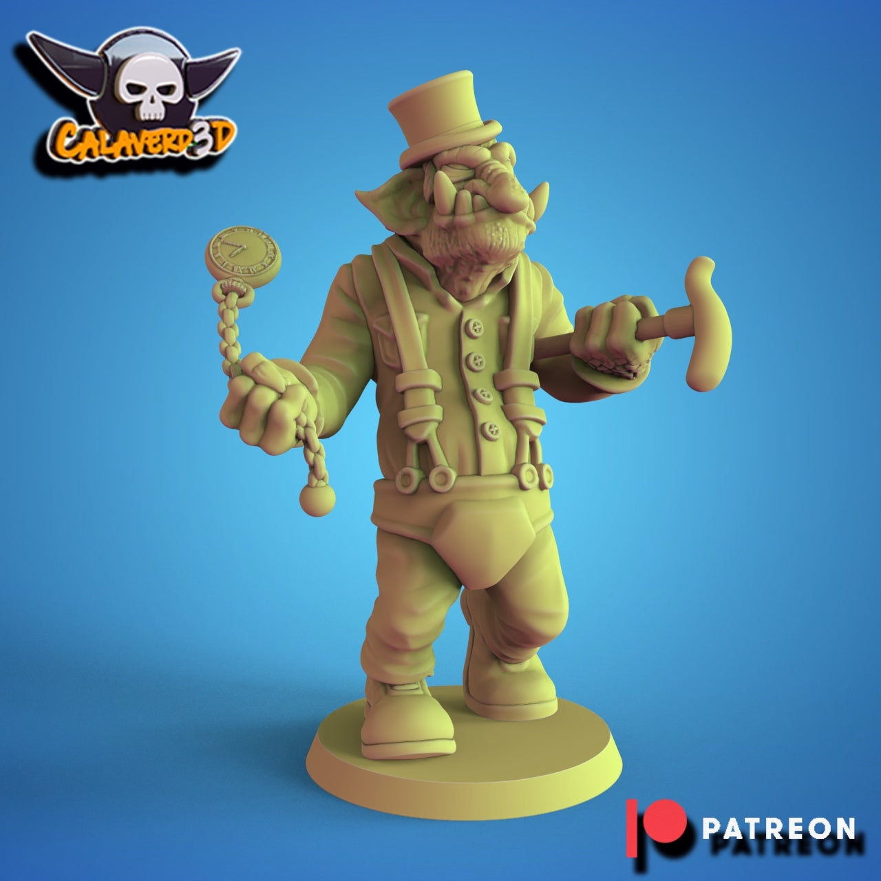 Goblin team Blood Fantasy Football Bowl Calaverd3D Clockwork Green - TheMajorLab
