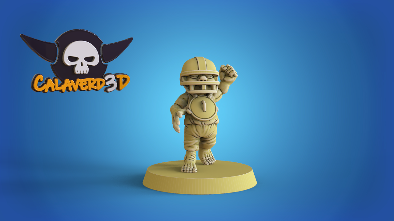 Halfling team for Fantasy Football Miniature Tabletop Game Calaverd3D