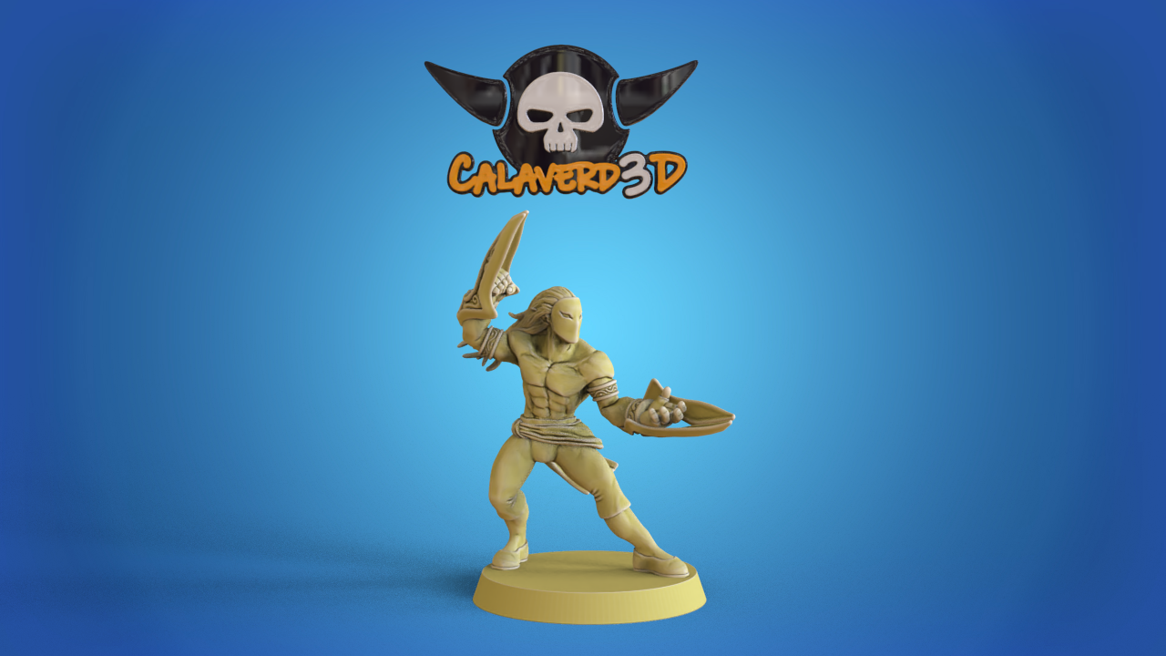 Vega Elven Alliance Team for Fantasy Football Miniature Tabletop Game Calaverd3D