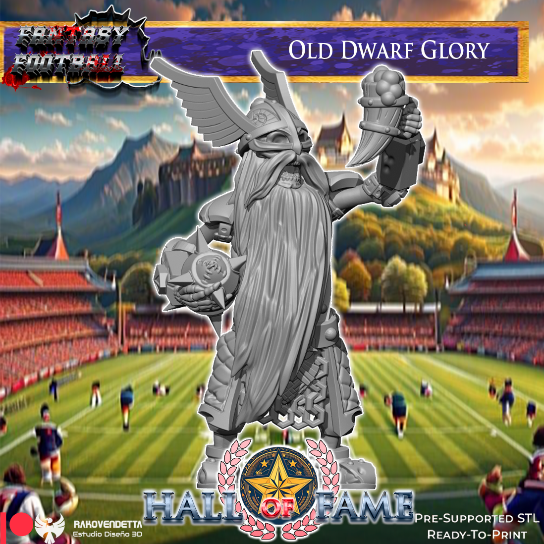 Hall of Fame 6 - Star Players Bundle High Quality Miniatures Rakovendetta