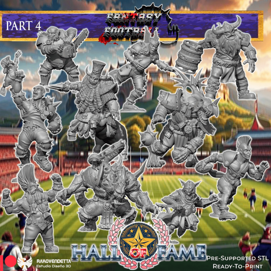Hall of fame 4 - Star Players for Fantasy Football Miniature Games Rakovendetta