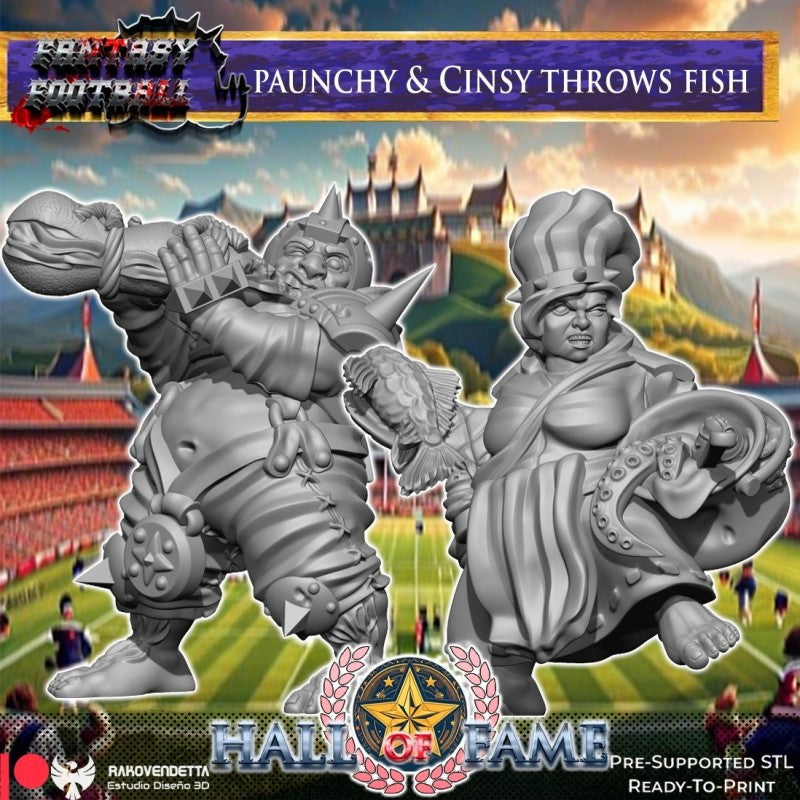 Hall of Fame 1 - Star Players bundle for fantasy football miniature games Rakovendetta