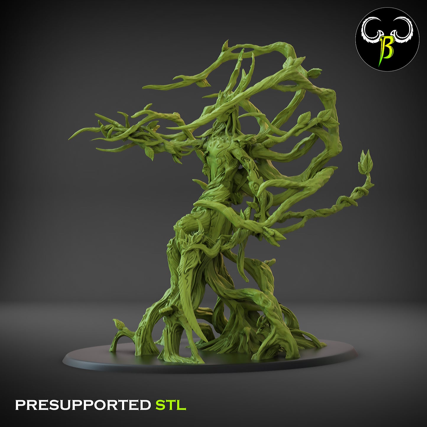 Wood singer - GROVE GUARDIANS - Wood Elves Army - Clay Beast Creations - TheMajorLab