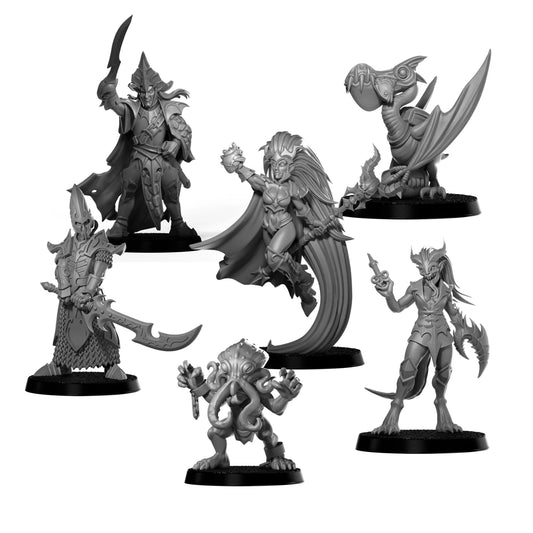 Blacksail Corsairs (Updated) - Team for Fantasy Football Miniature Tabletop Game - Punga Miniature (Copy) - TheMajorLab