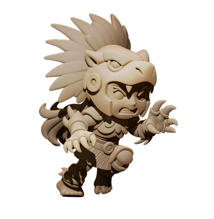 Chibi Amazons – Amazon Fantasy Football Team – High Quality Resin Miniatures – Big Head Chibi