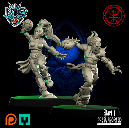 The Pro Eleven Alliance Team for Fantasy Football Miniature Tabletop Game Torchlight Models