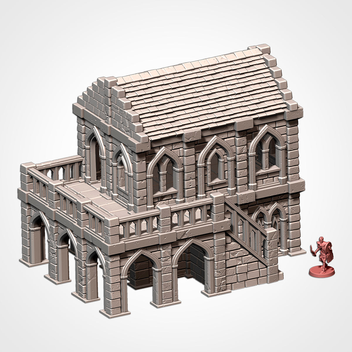 Medieval City Ruins – War-Torn Fantasy Terrain for Warhammer, D&D, and Tabletop Wargames Txarli factory - TheMajorLab