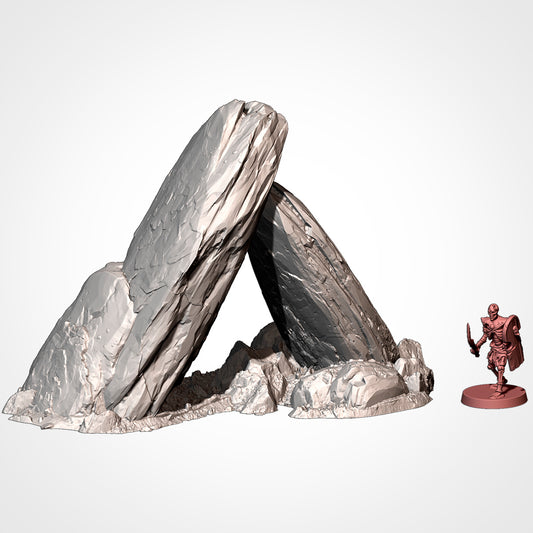 Fantasy Rock Terrain Set – Txarli Factory Designed Scenery for DnD, Warhammer, and Tabletop Wargames Txarli Factory