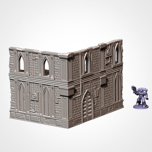 UKTC-Compatible Ruins – Tournament-Ready Terrain for Grimdark Sci-Fi Wargames like Warhammer 40K Txarli Factory