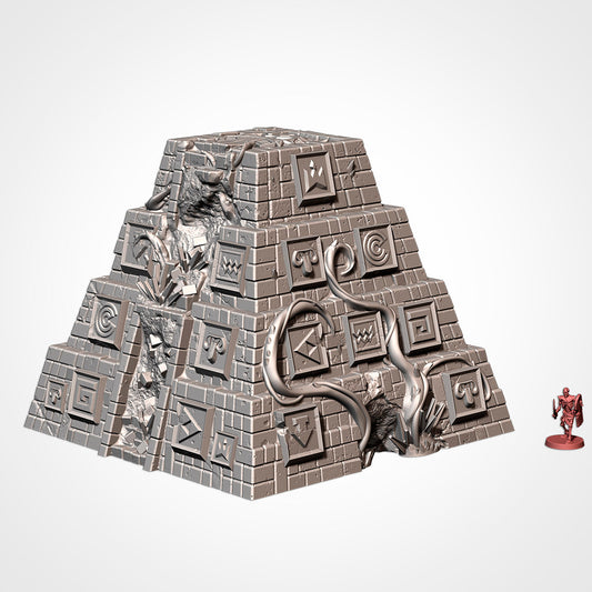 Aztec Ruins Terrain – Ancient Jungle Scenery for Fantasy Skirmish Games & Dungeons and Dragons Txarli Factory