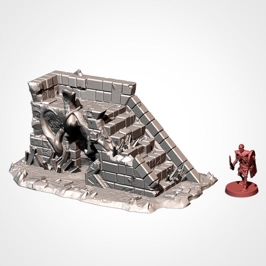 Aztec Ruins Terrain – Ancient Jungle Scenery for Fantasy Skirmish Games & Dungeons and Dragons Txarli Factory