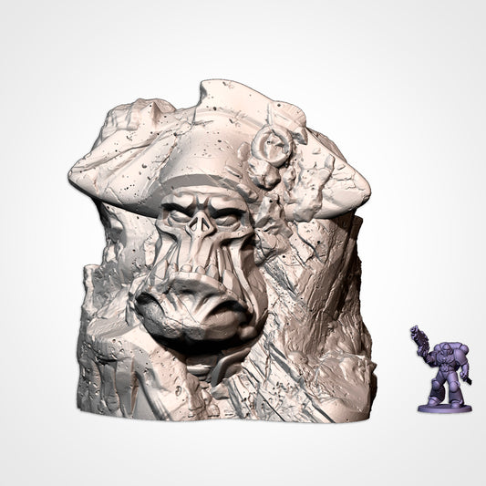 Ork Mountains Terrain – Grimdark, Fantasy Wargaming Scenery for Warhammer 40K, AoS & Tabletop Games Txarli Factory