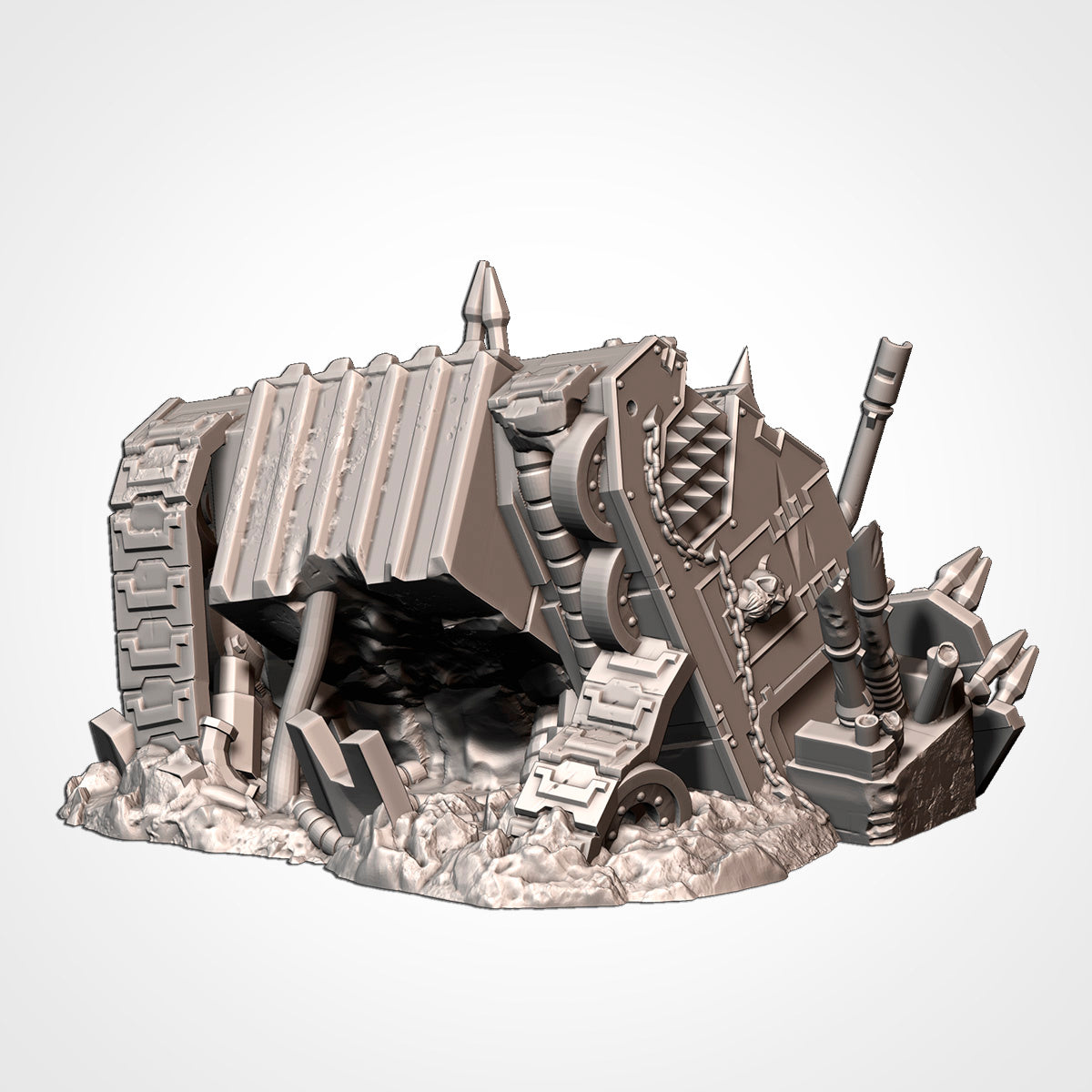 Destroyed Panzer & Tank Wrecks – Realistic Battlefield Ruins for Grimdark & Historical Wargames