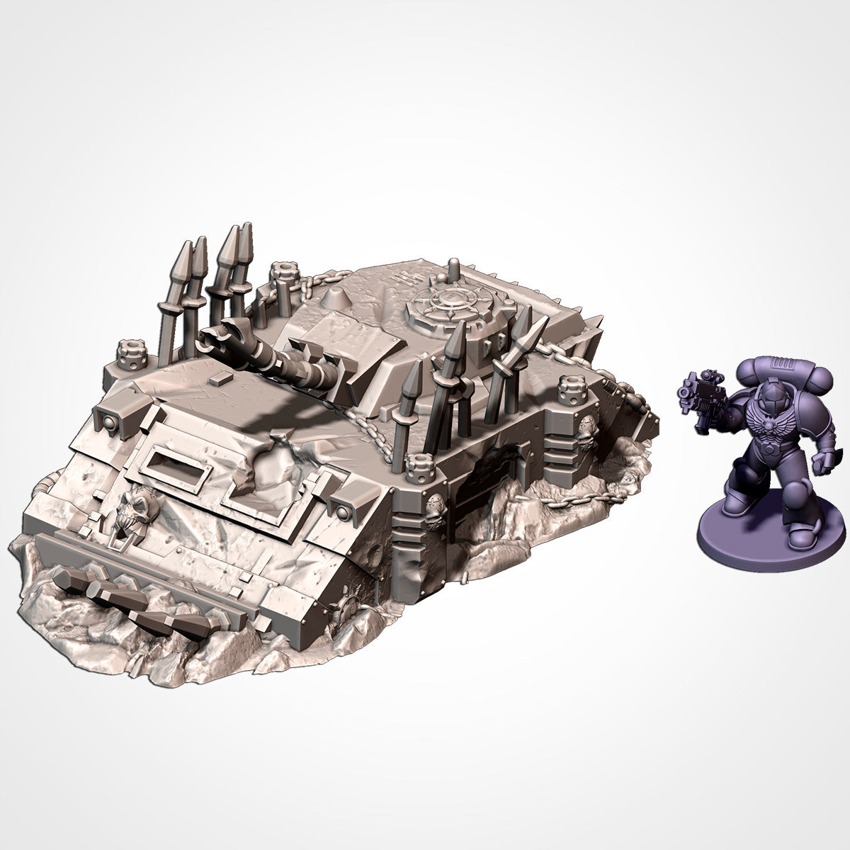 Destroyed Panzer & Tank Wrecks – Realistic Battlefield Ruins for Grimdark & Historical Wargames